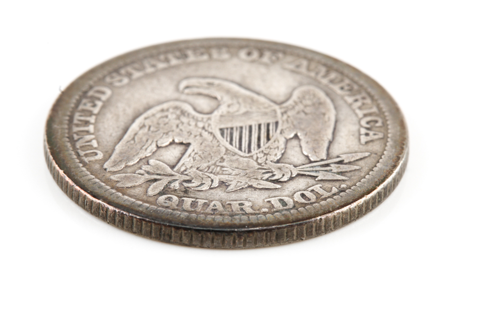 1850 Liberty Seated Quarter