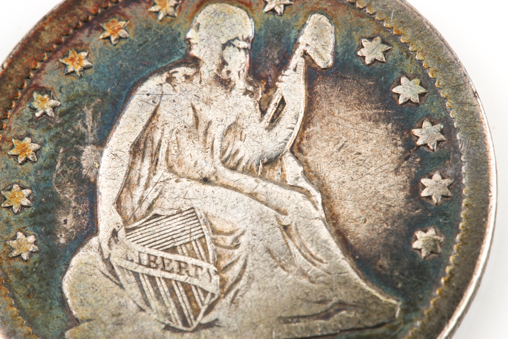 1850 Liberty Seated Quarter