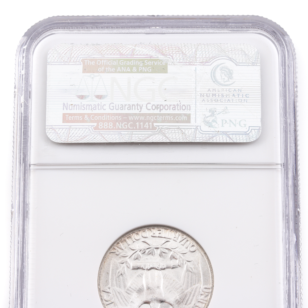 Graded MS 66 (by NGC) Silver 1956 Washington Quarter