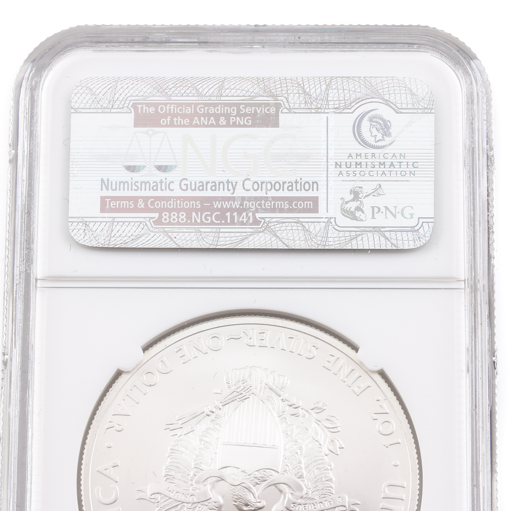 Graded MS 69 (by NGC) Early Release 2013 Silver Eagle Dollar