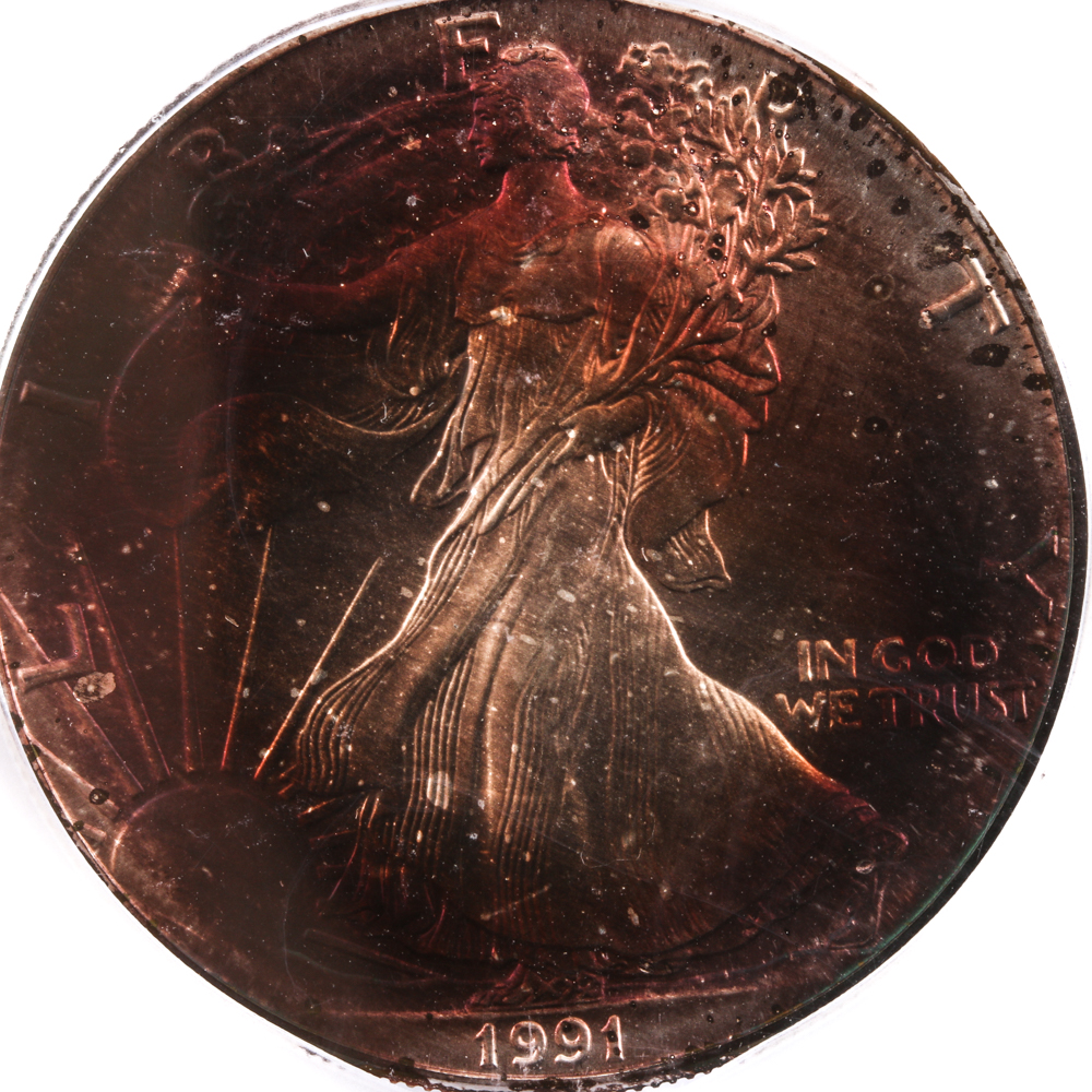 1991 Silver Eagle Dollar