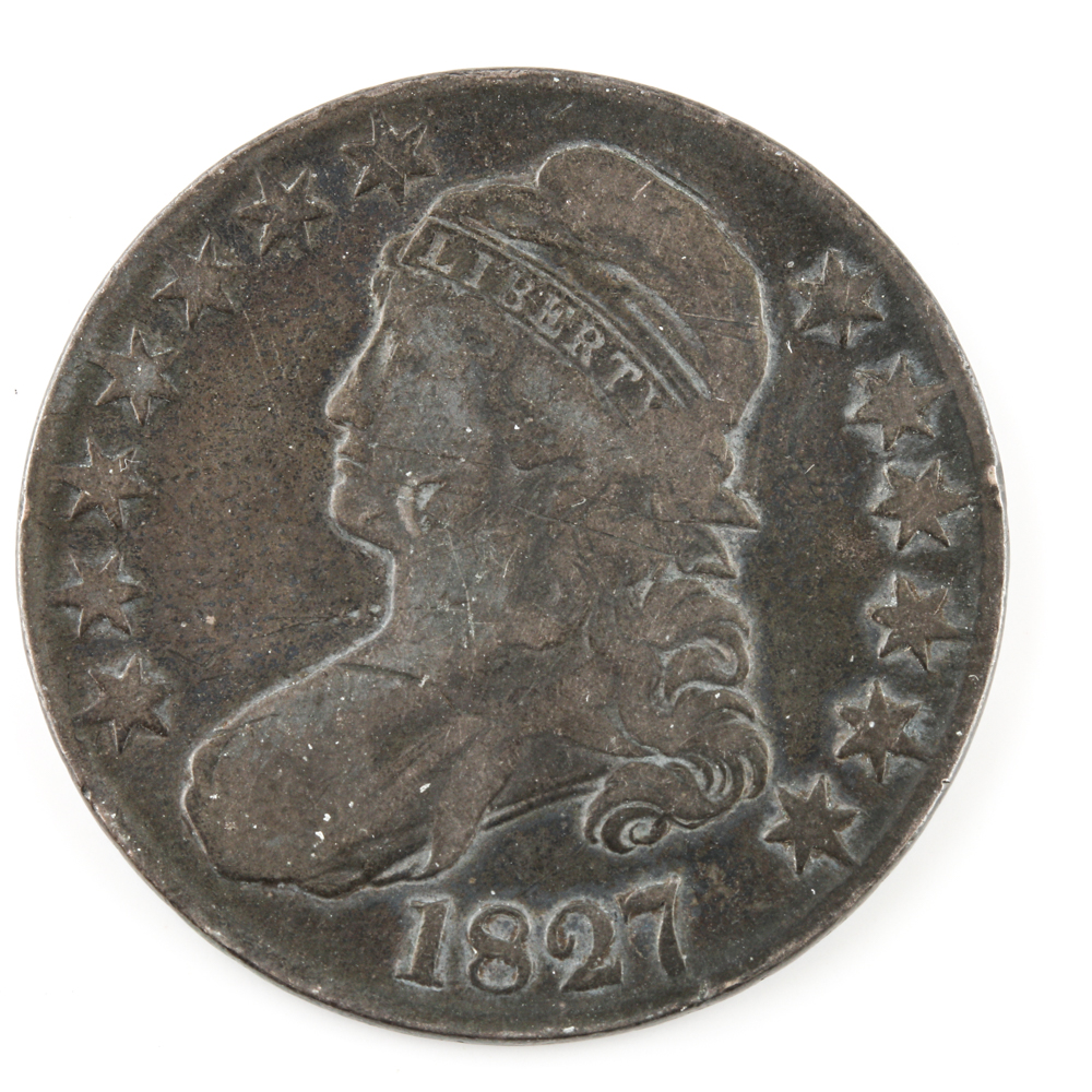 1827 Capped Bust Half Dollar