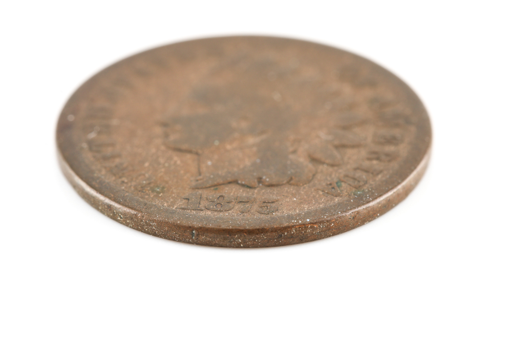 1875 Indian Head Cent