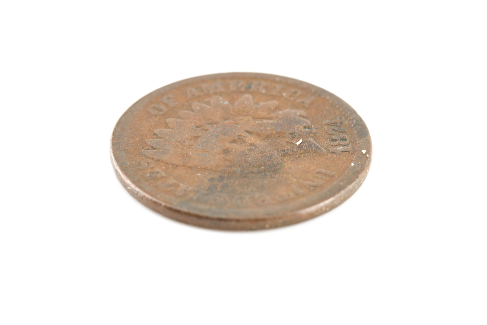 1874 Indian Head Cent