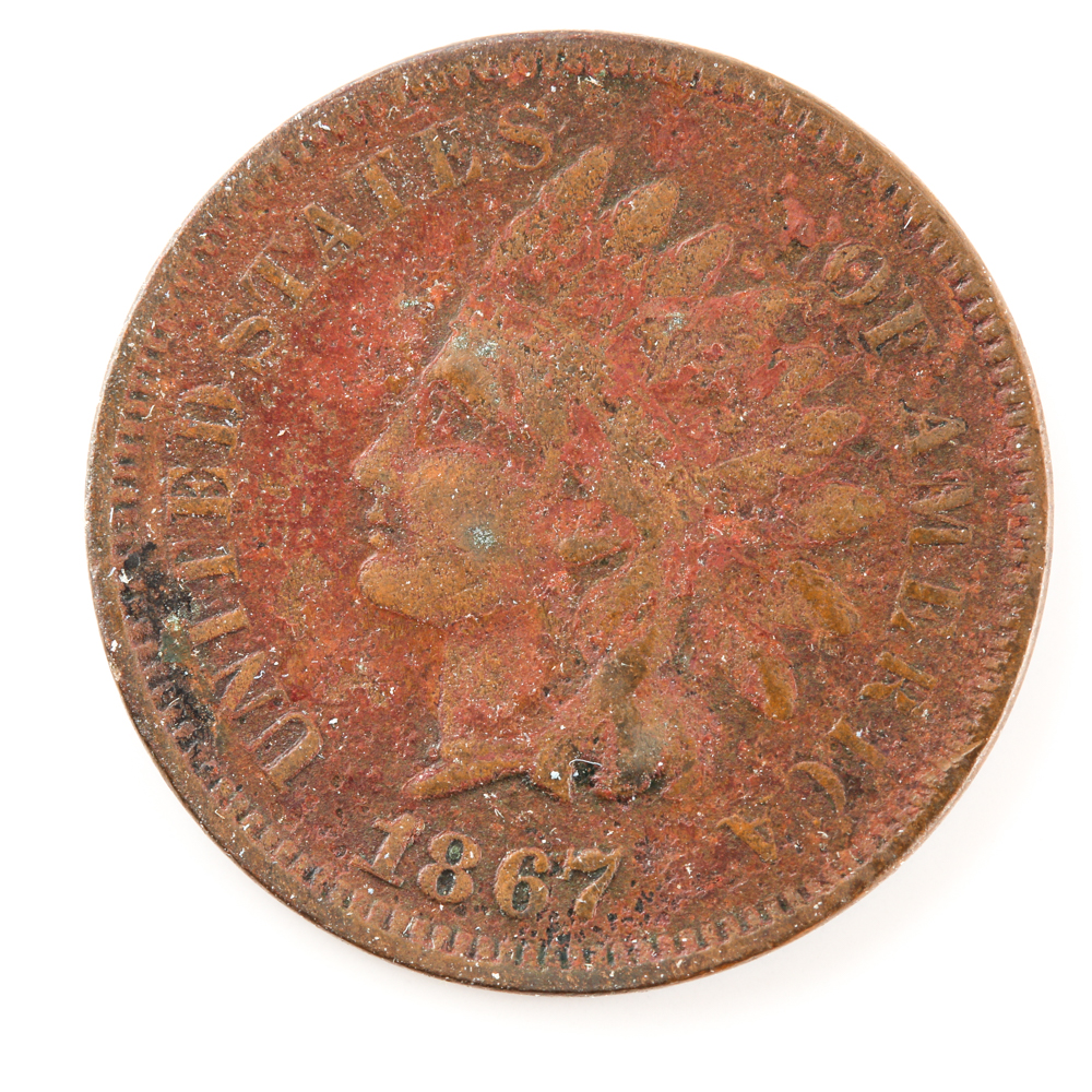 1867 Indian Head Cent