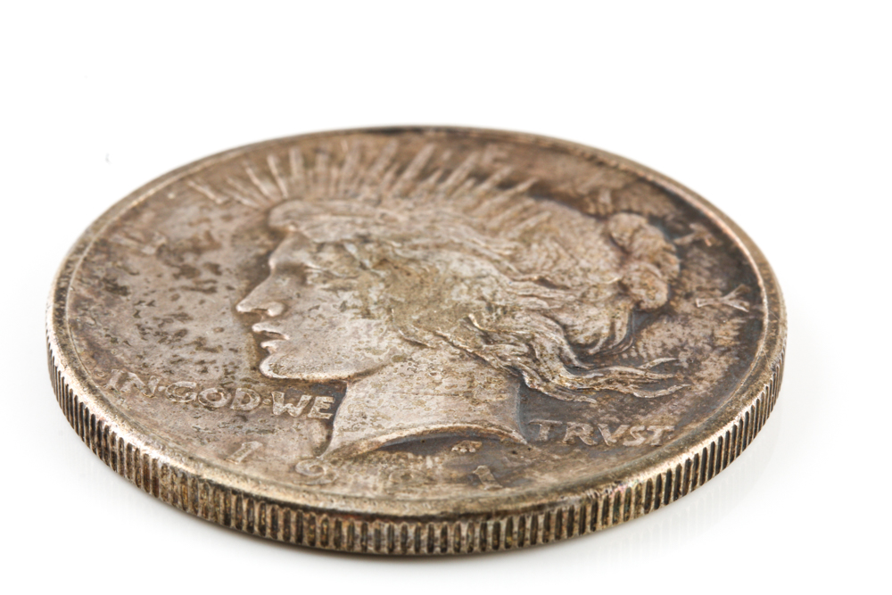 Key Date 1921 High Relief Peace Dollar