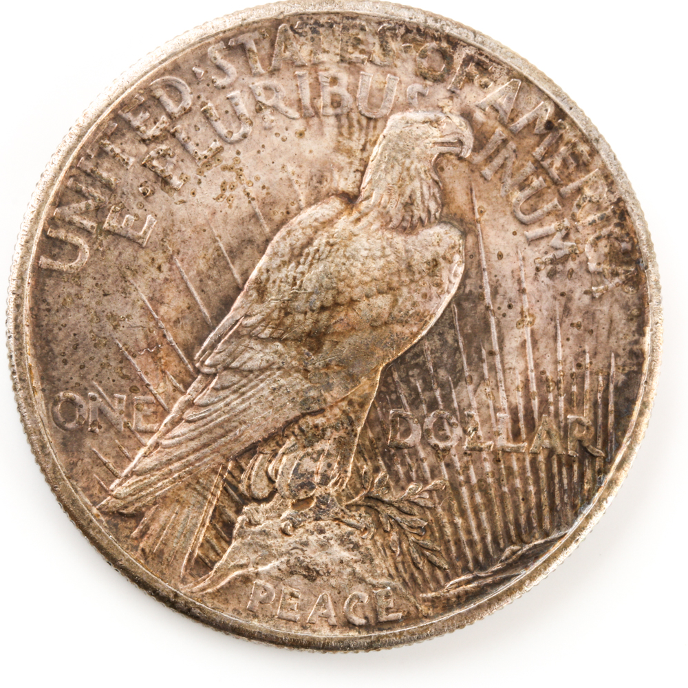 Key Date 1921 High Relief Peace Dollar