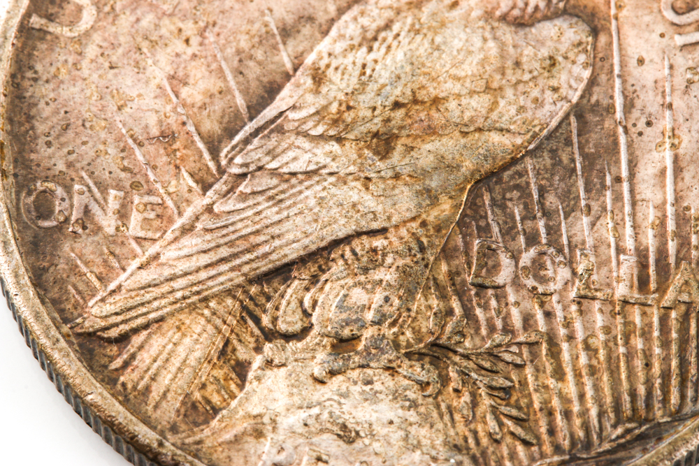 Key Date 1921 High Relief Peace Dollar