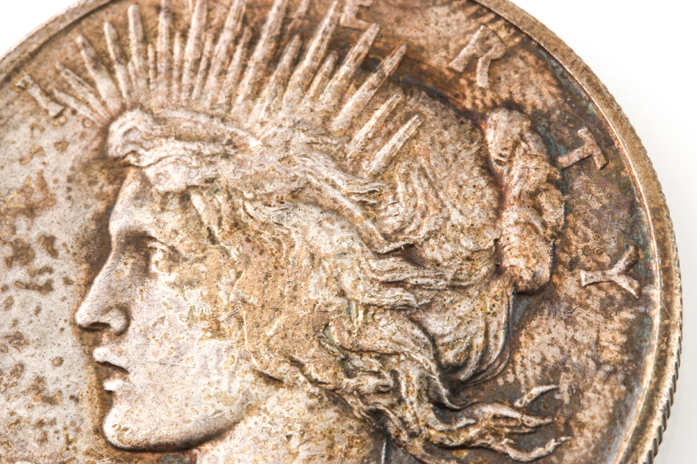 Key Date 1921 High Relief Peace Dollar