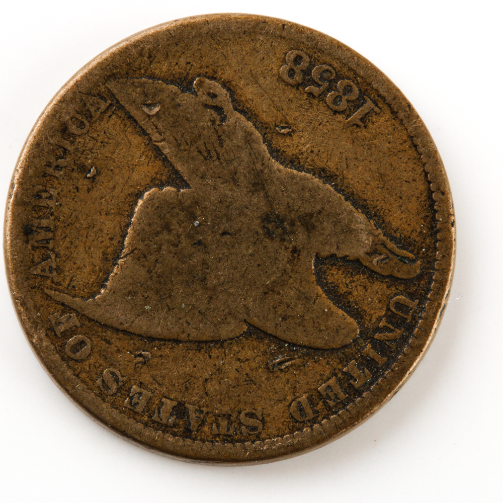 1858 Flying Eagle Cent