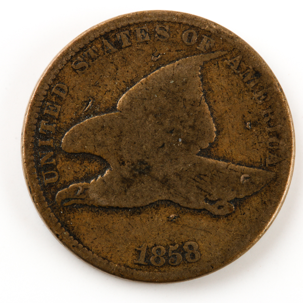 1858 Flying Eagle Cent