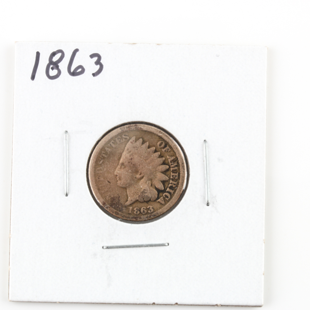 1863 Indian Head Cent