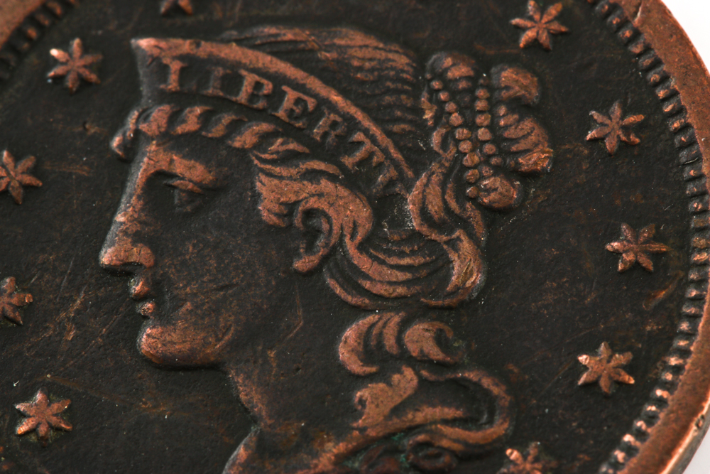 1846 Small Date Braided Hair Cent