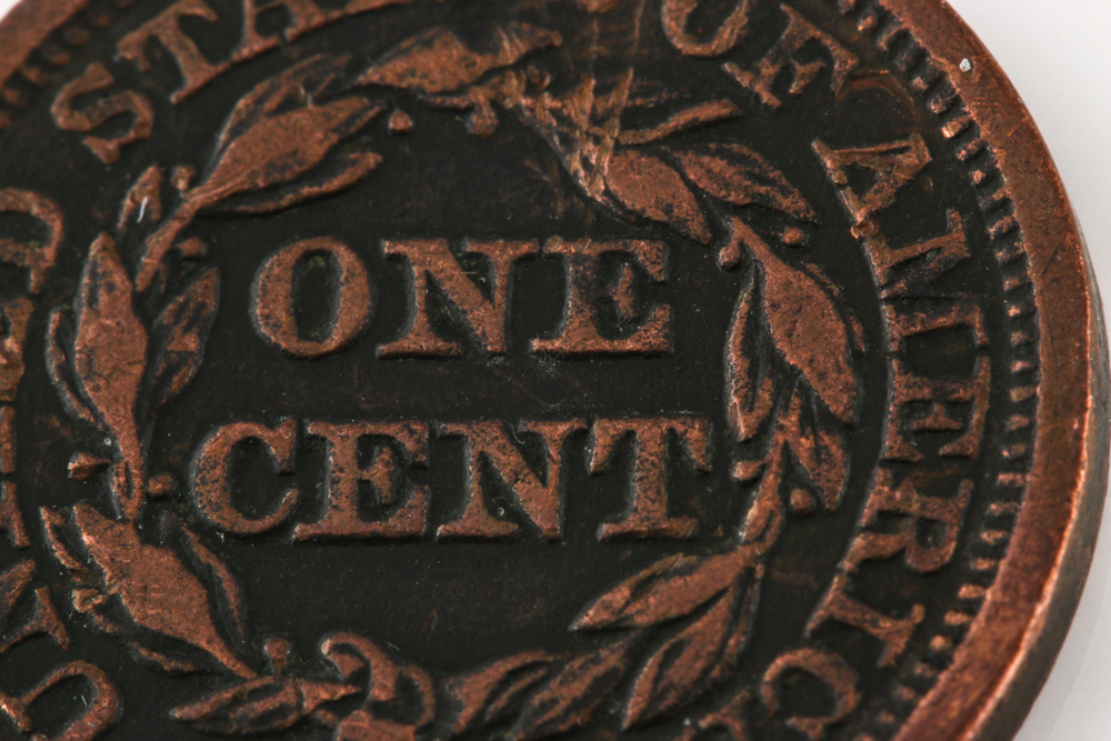 1846 Small Date Braided Hair Cent