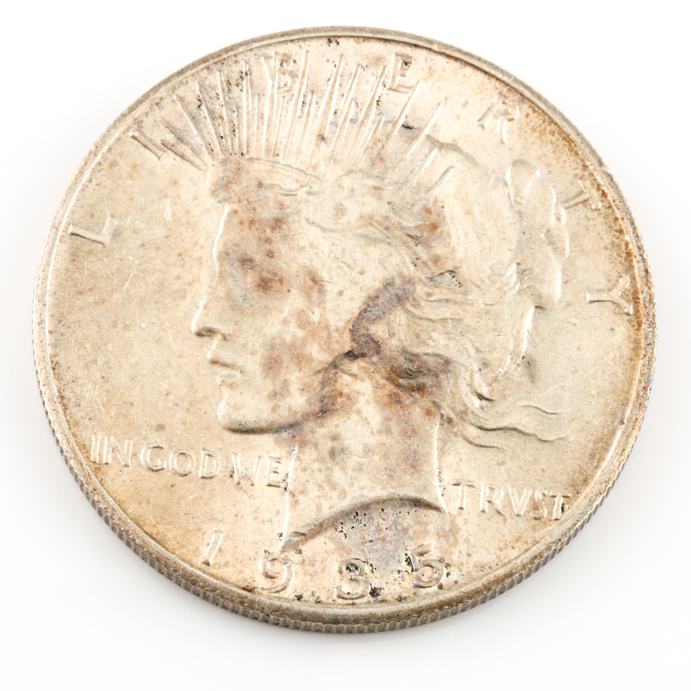 1935-S Peace Dollar