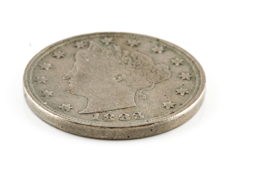 1883 "No Cents" Liberty "V" Nickel