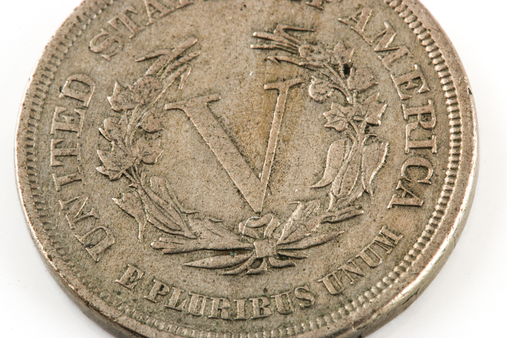1883 "No Cents" Liberty "V" Nickel