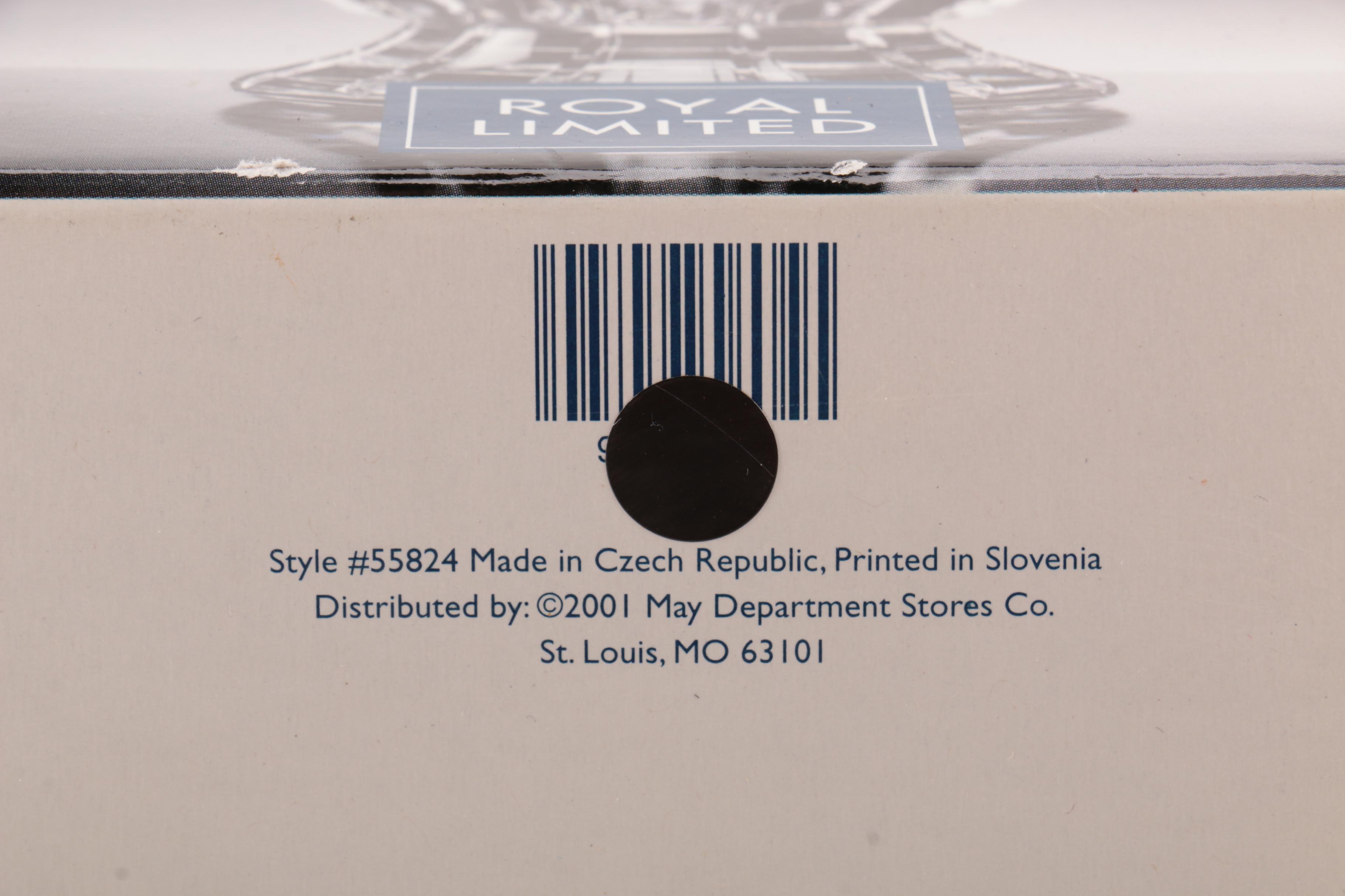 Royal Limited Cut Lead Crystal Bowl