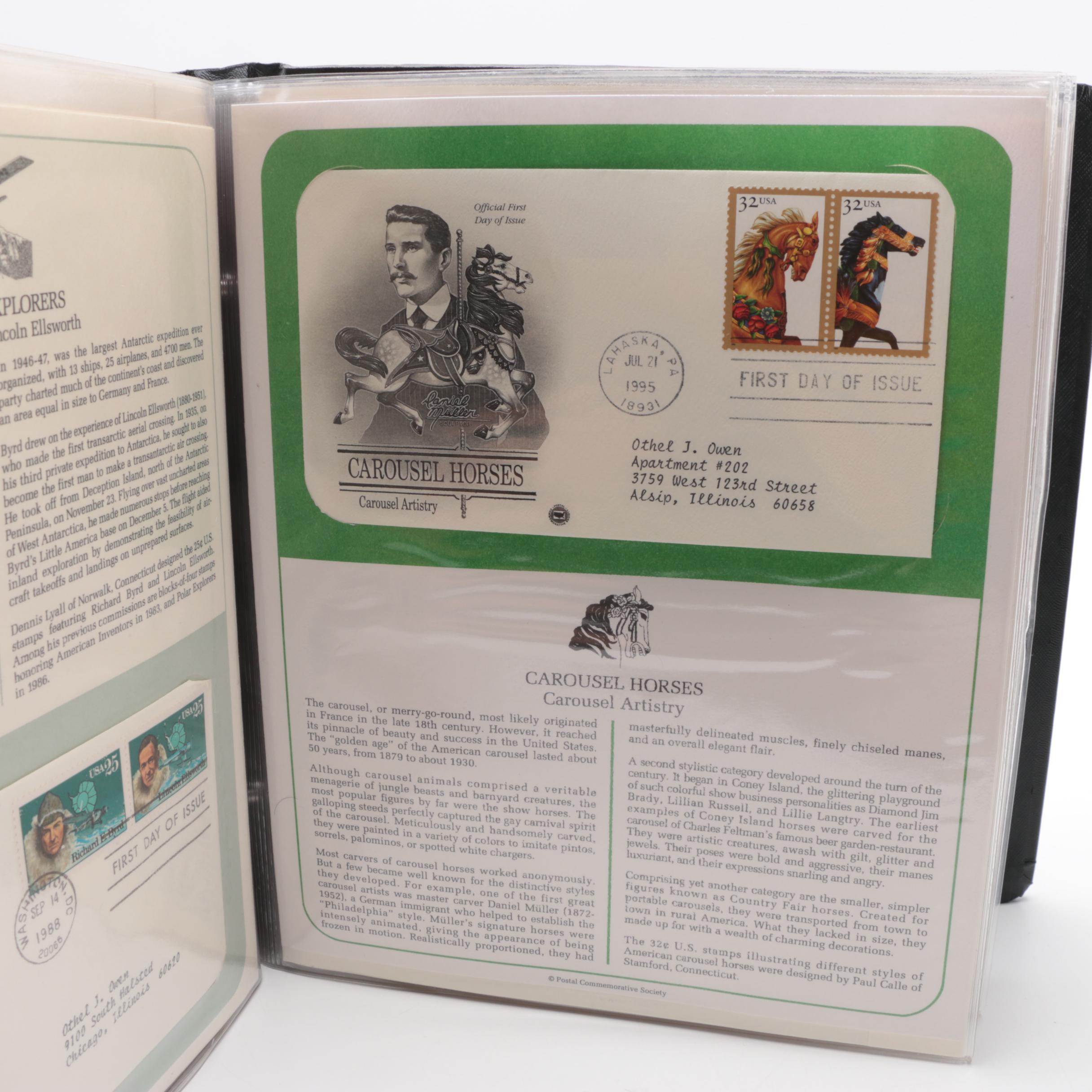 United States First Day Covers Postage Stamp Albums