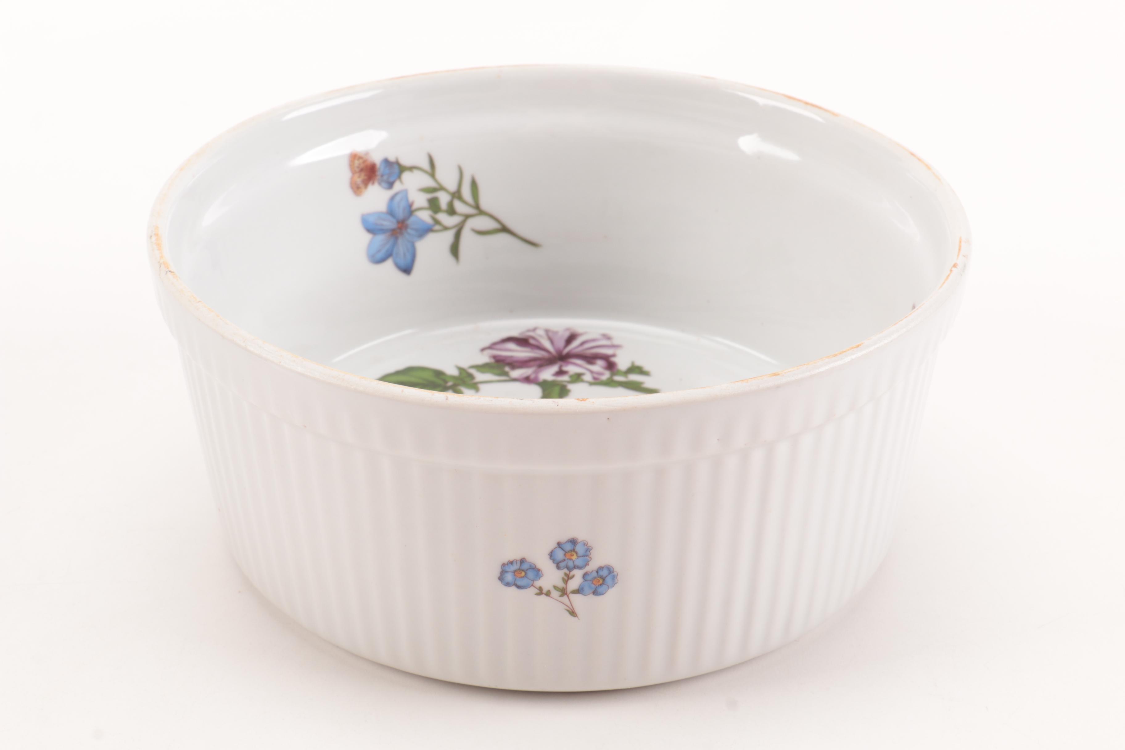 Decorative Serving Dishes Including BIA Cordon Bleu