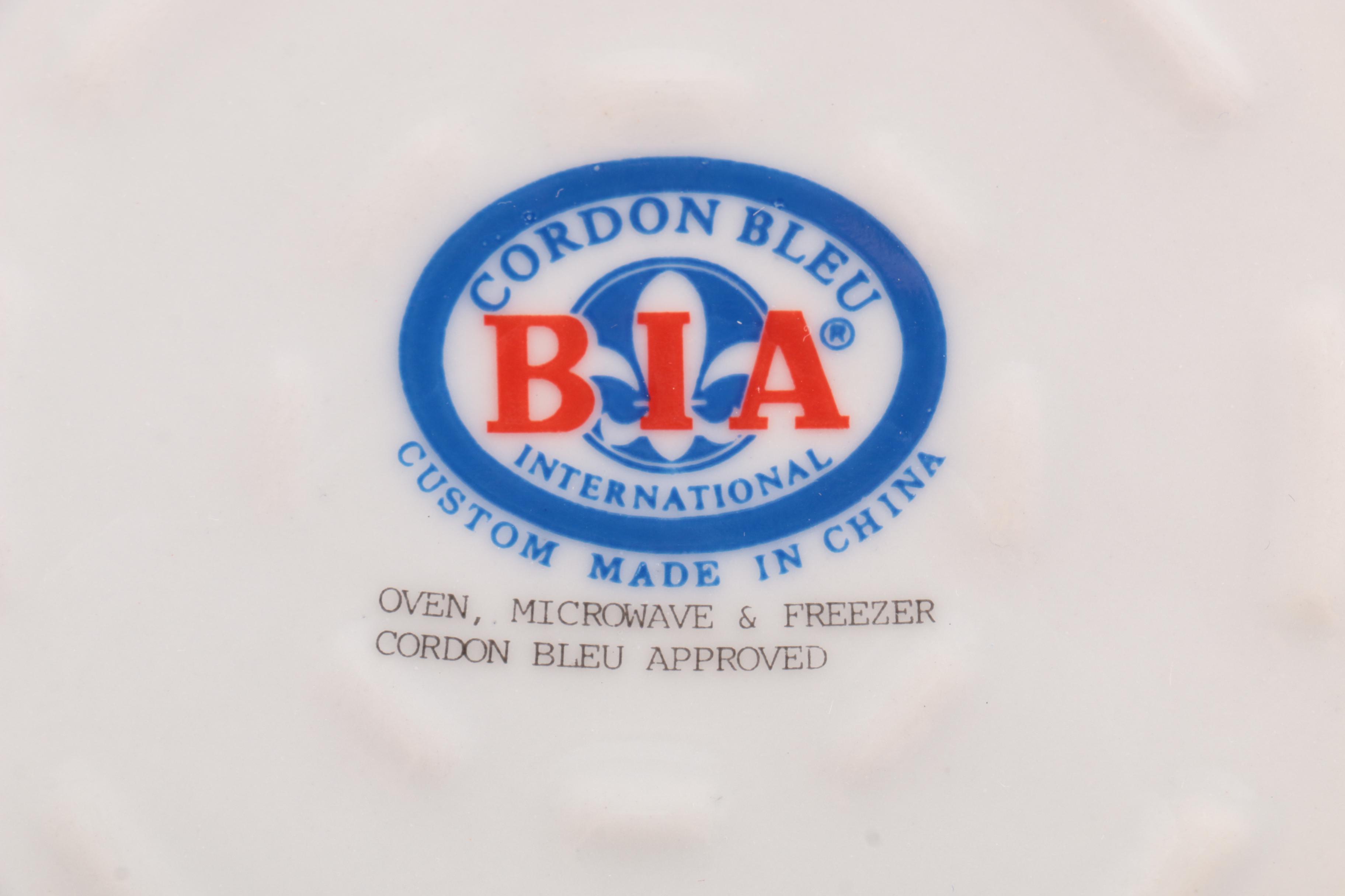Decorative Serving Dishes Including BIA Cordon Bleu