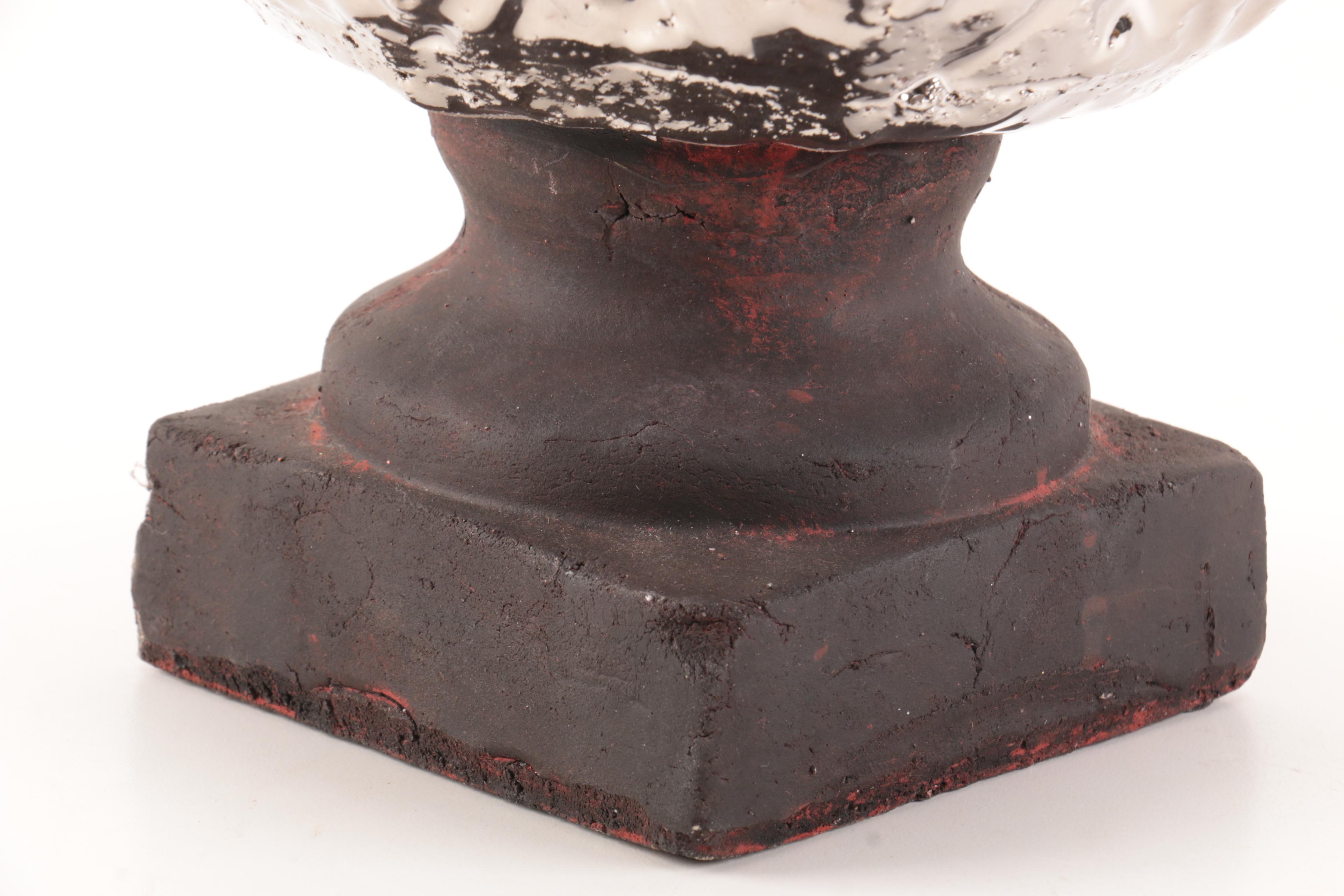 Silver and Gold Tone Decorative Floral Statues