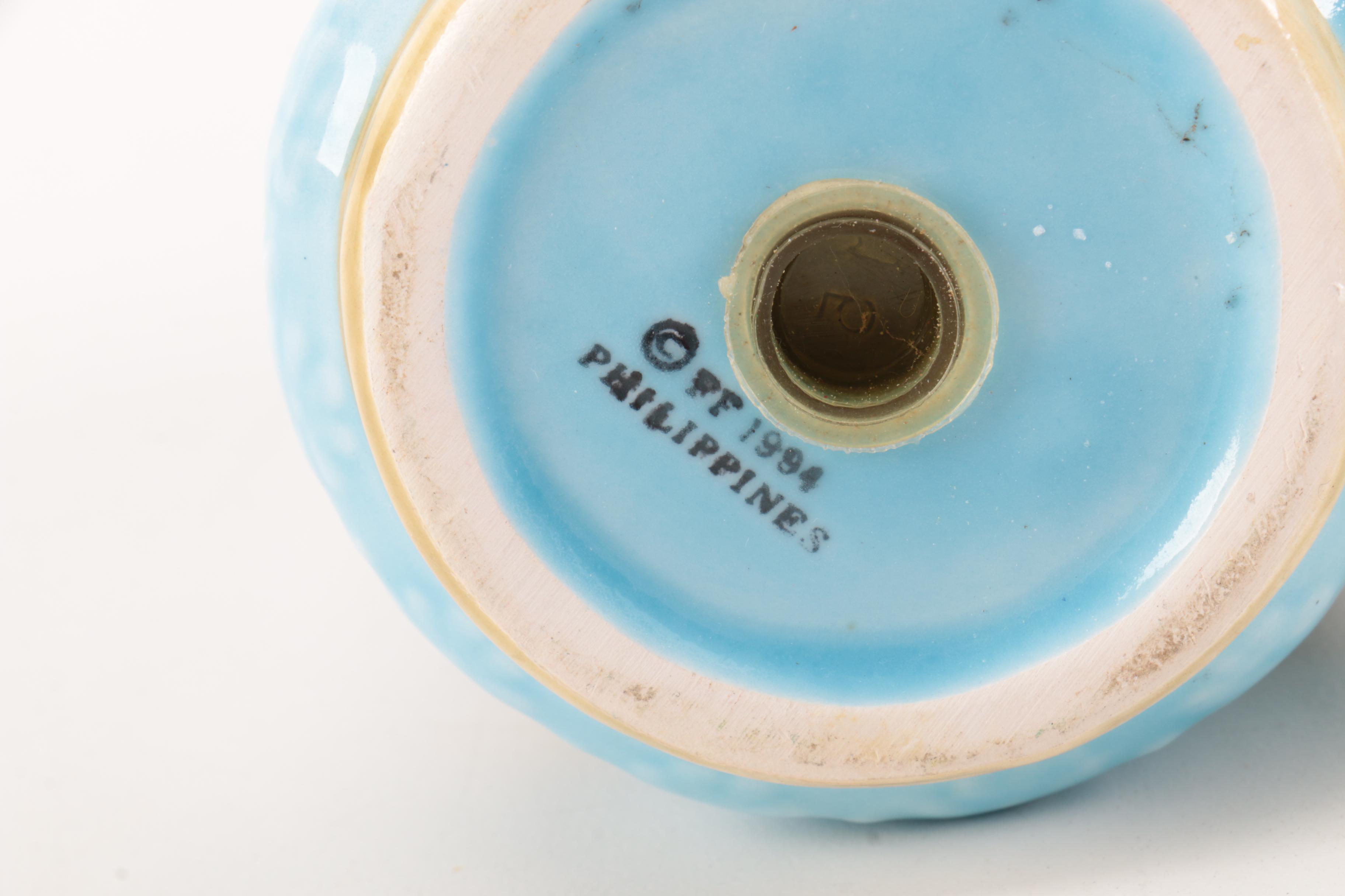 Fitz and Floyd Salt and Pepper Shaker and Sugar Bowl