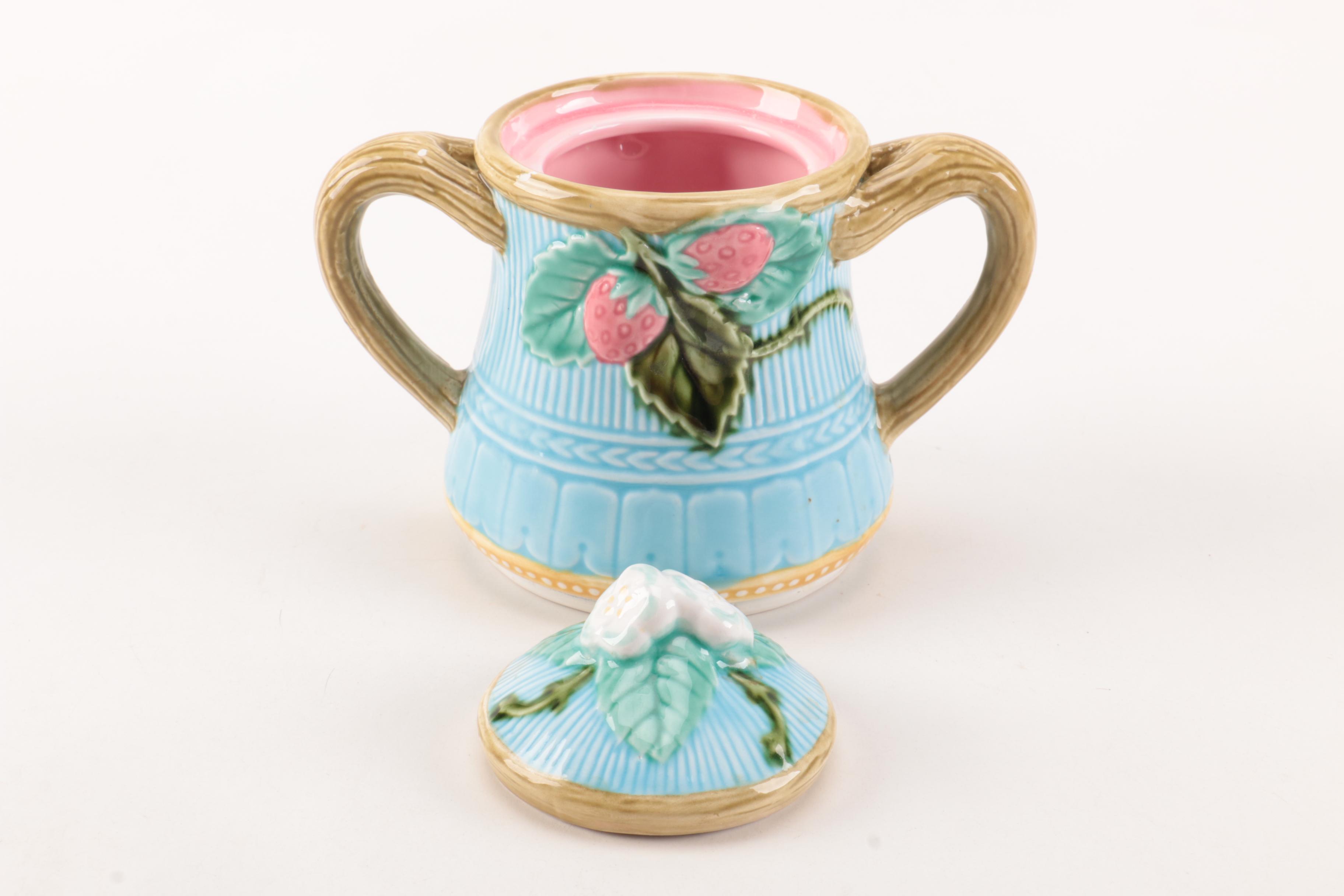 Fitz and Floyd Salt and Pepper Shaker and Sugar Bowl