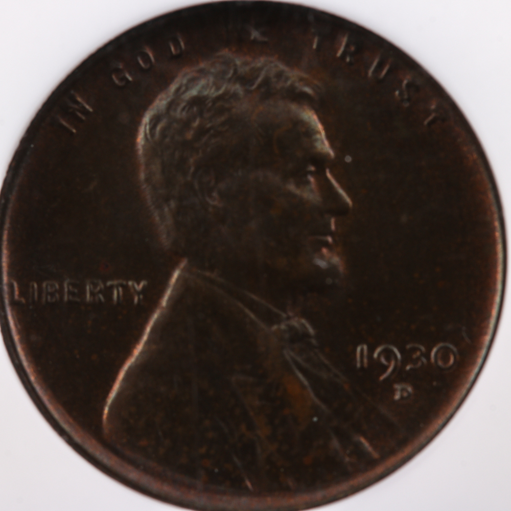 Graded MS 64 BN (by NGC) 1930-D Lincoln Wheat Cent