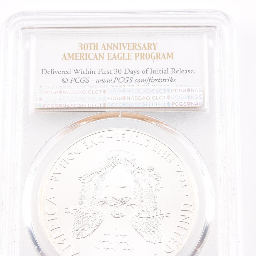 Graded MS 70 (by PCGS) 2016 Silver Eagle Dollar