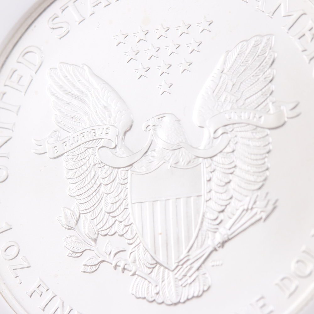 Graded MS 69 (by NGC) 1999 Silver Eagle Dollar