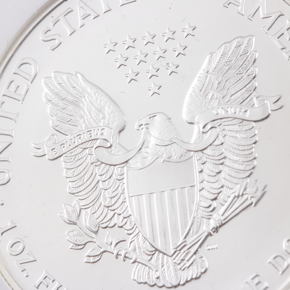 Graded MS 69 (by NGC) 1998 Silver Eagle Dollar