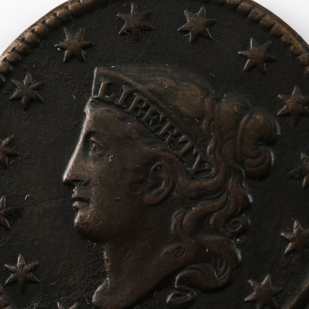 1829 Coronet Head Cent