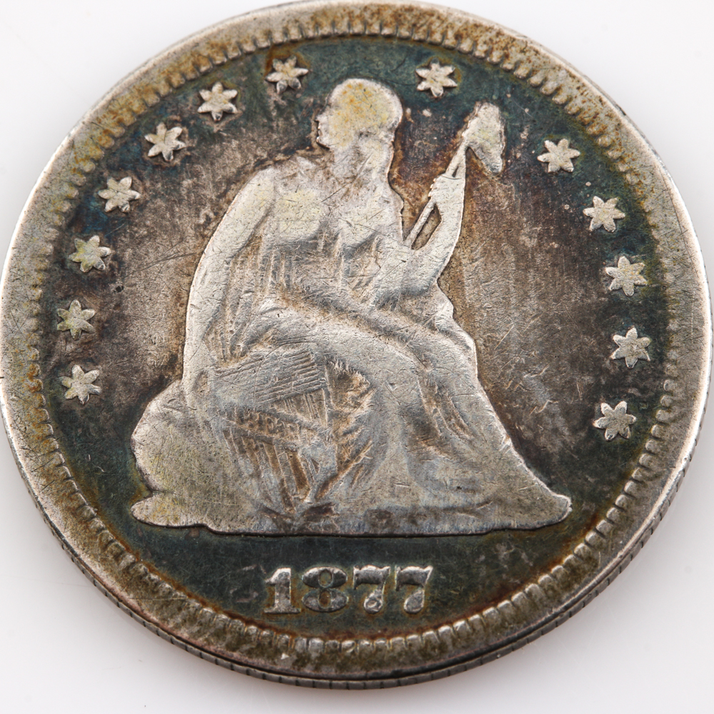 1877-S Liberty Seated Quarter
