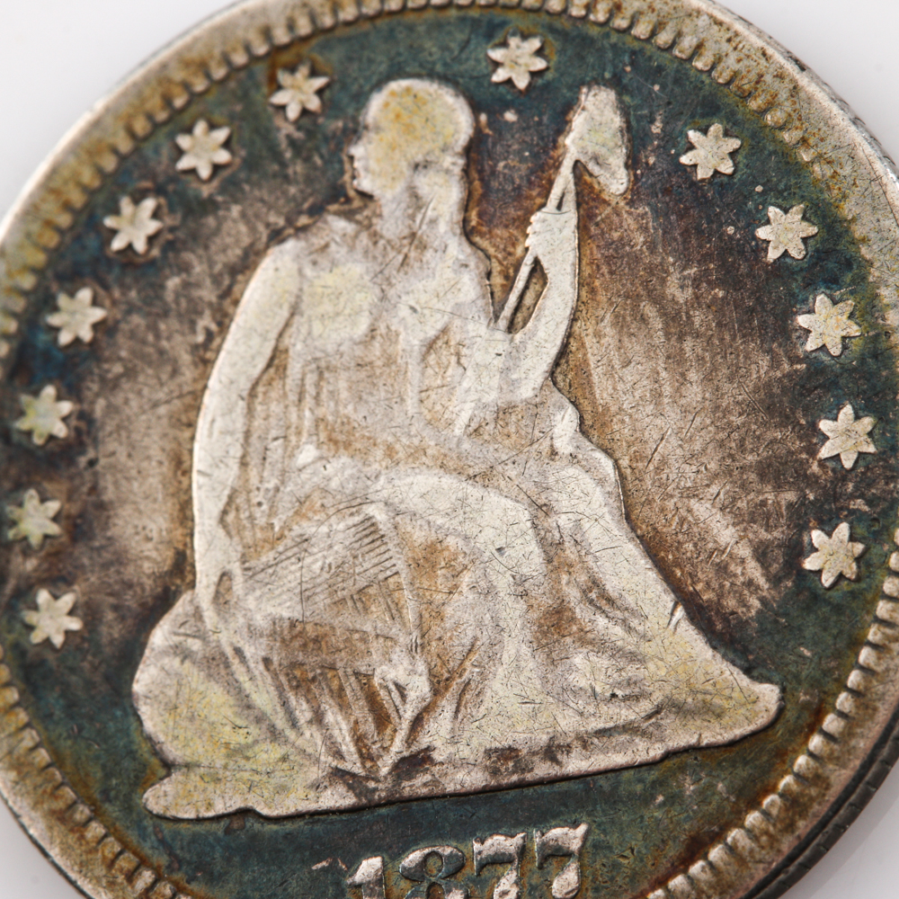 1877-S Liberty Seated Quarter