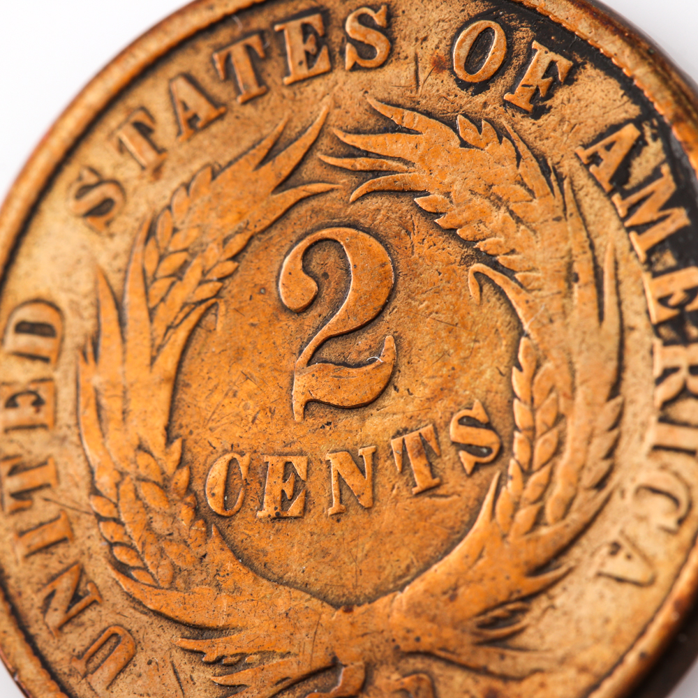 1871 Two Cent Coin