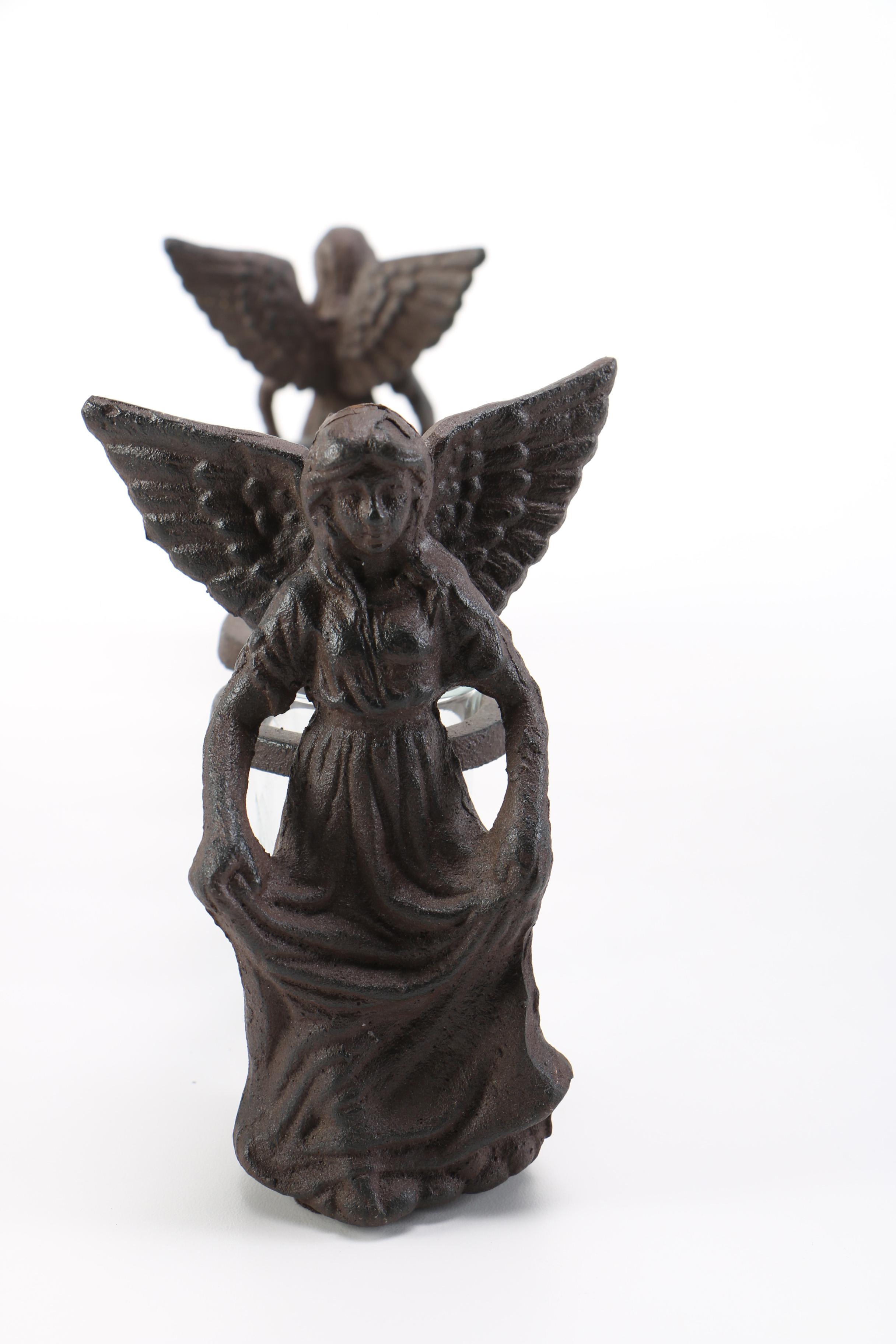 Glass and Metal Votive Candle Holder