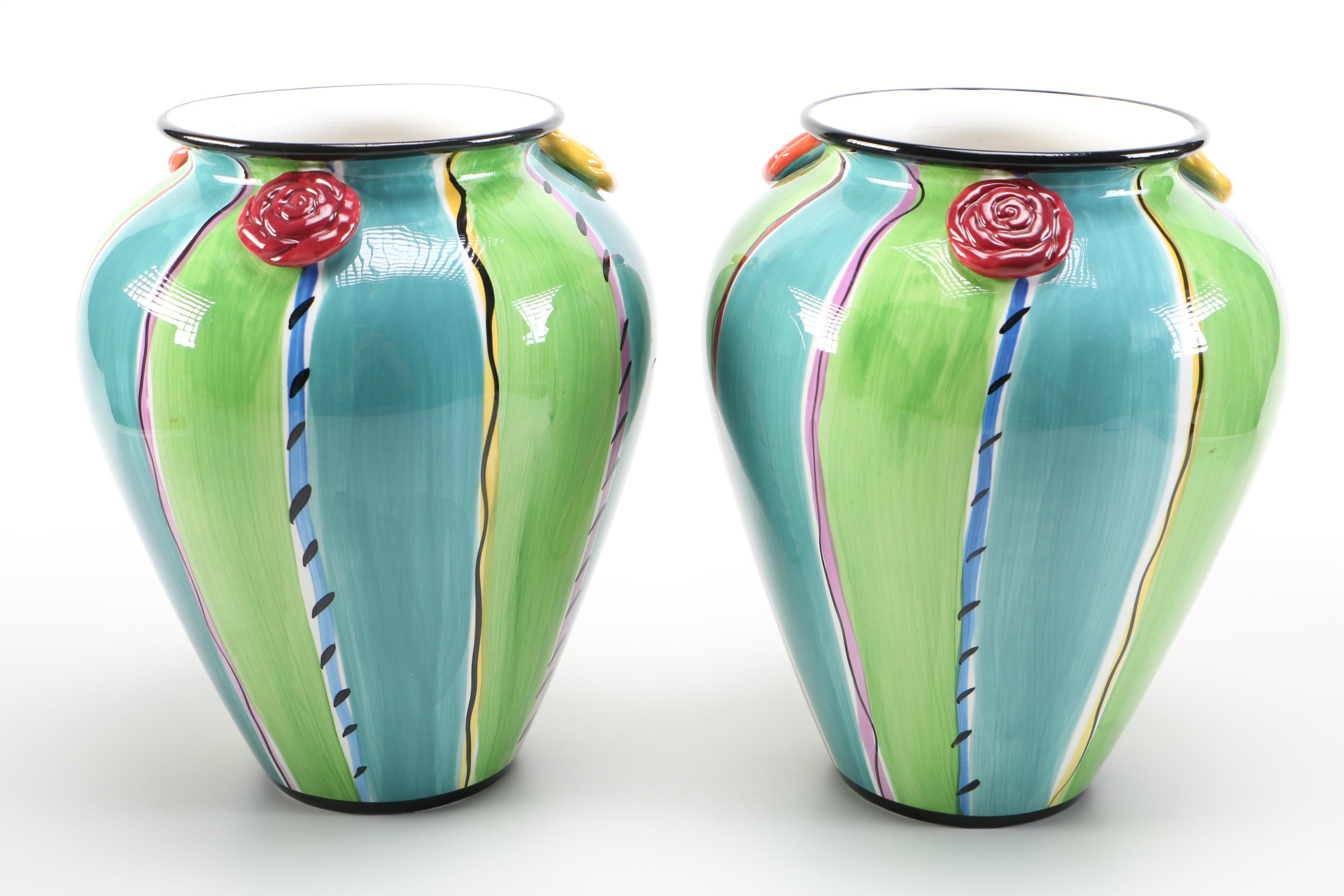 Pair of Vases by Blue Ridge Designs INC.