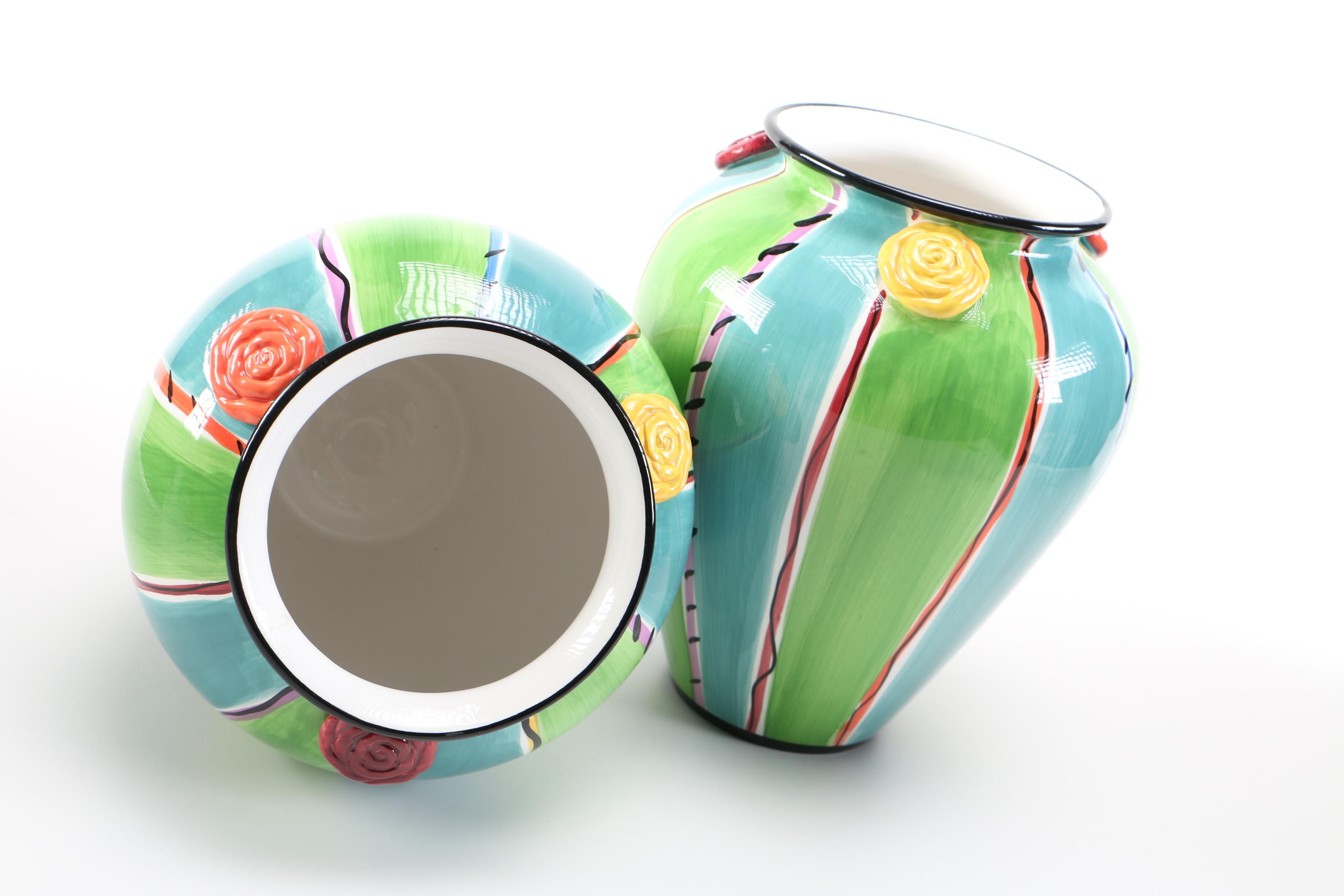 Pair of Vases by Blue Ridge Designs INC.