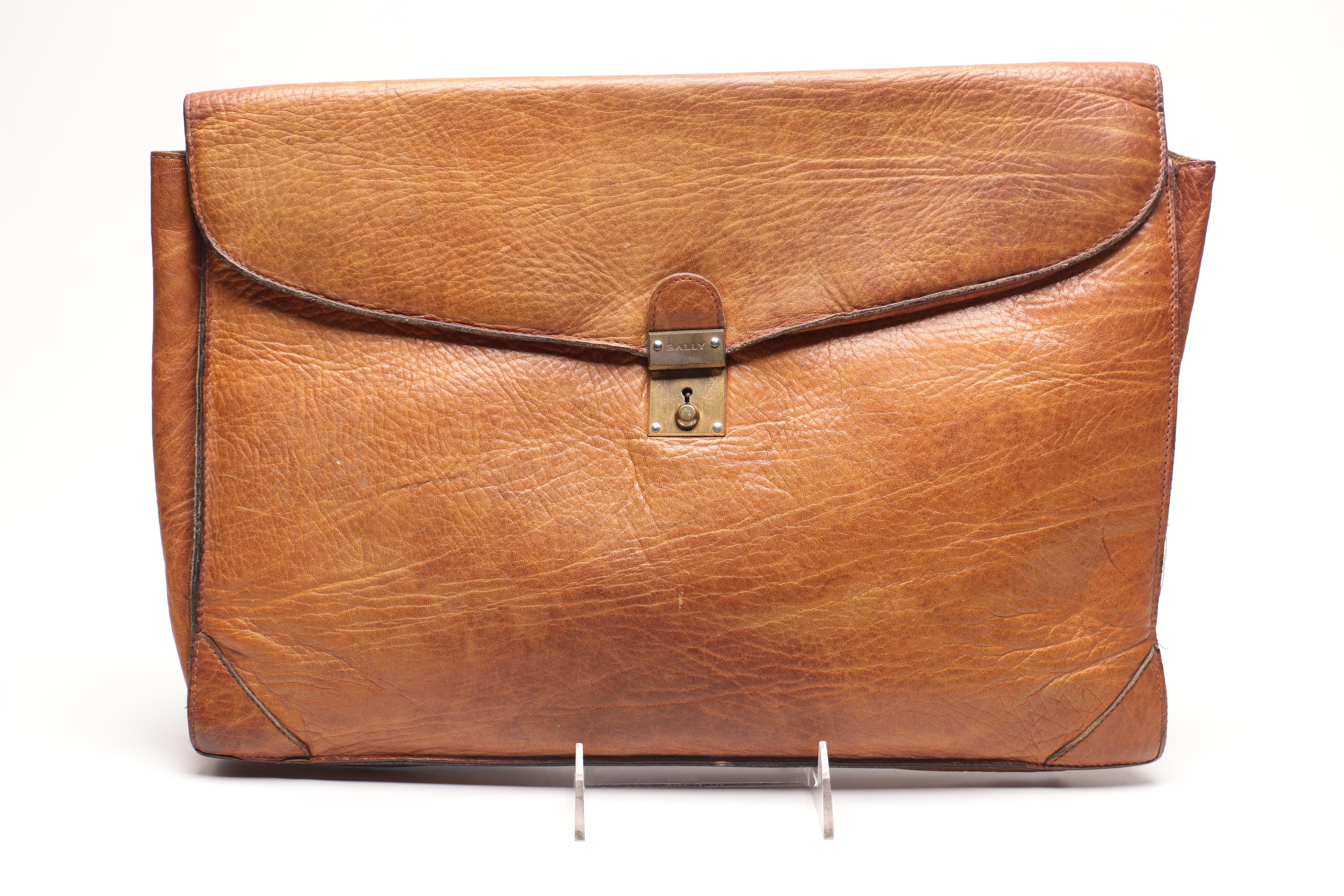 Leather Bags and Gloves Including Bally