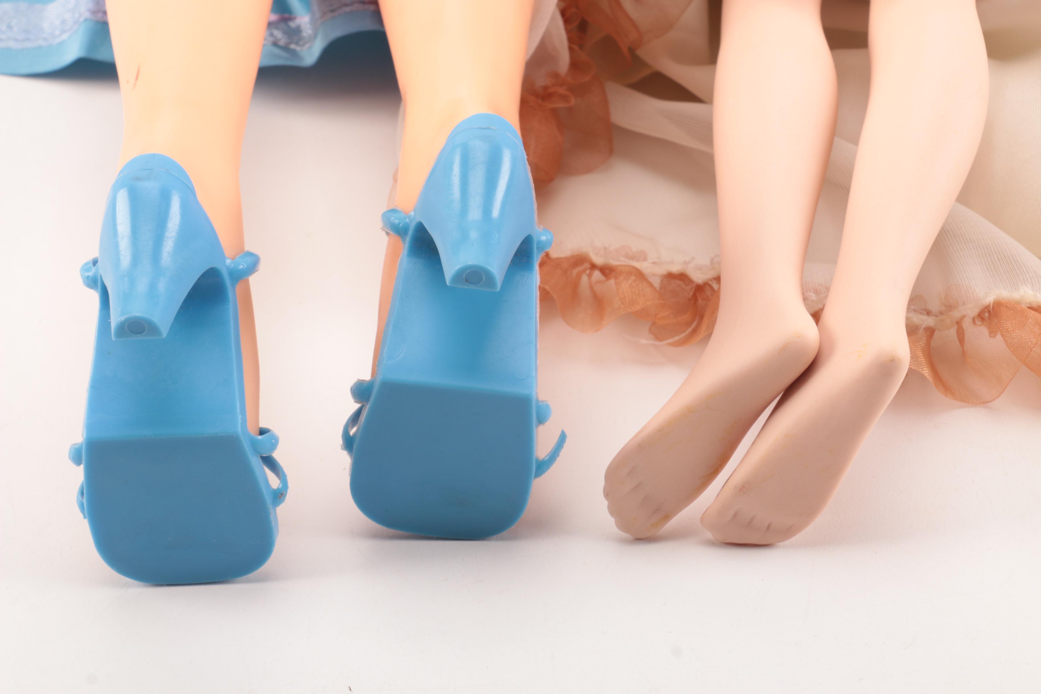 Vintage and Modern Doll Assortment