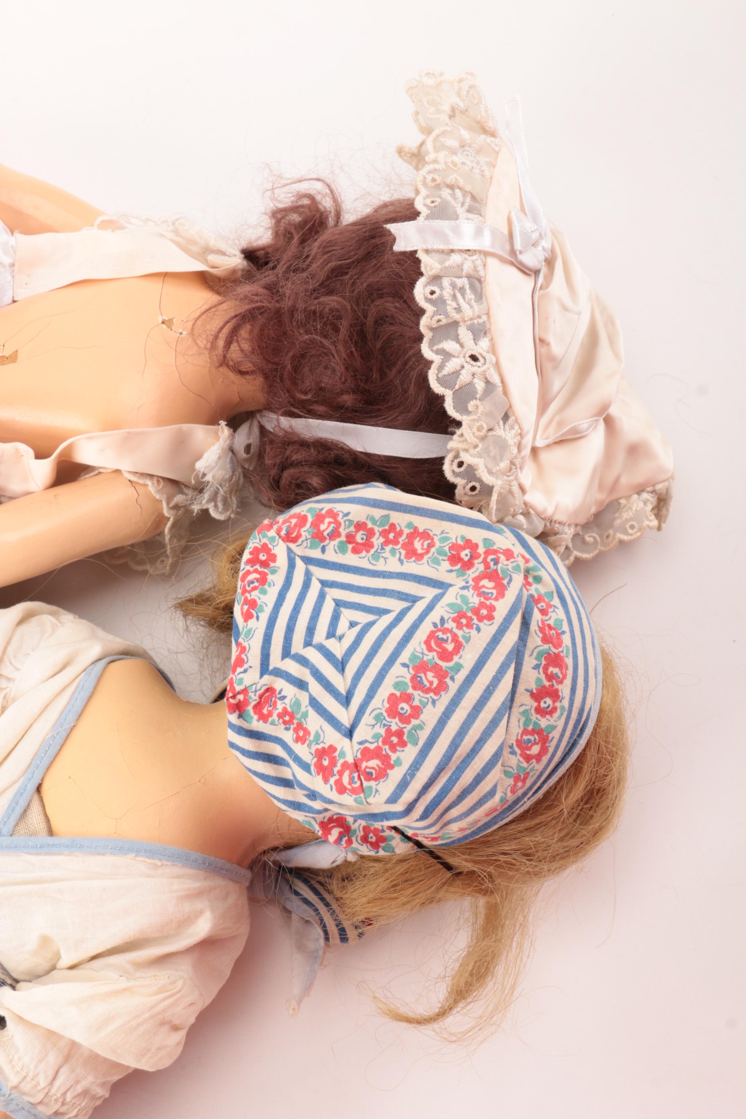 Vintage and Modern Doll Assortment