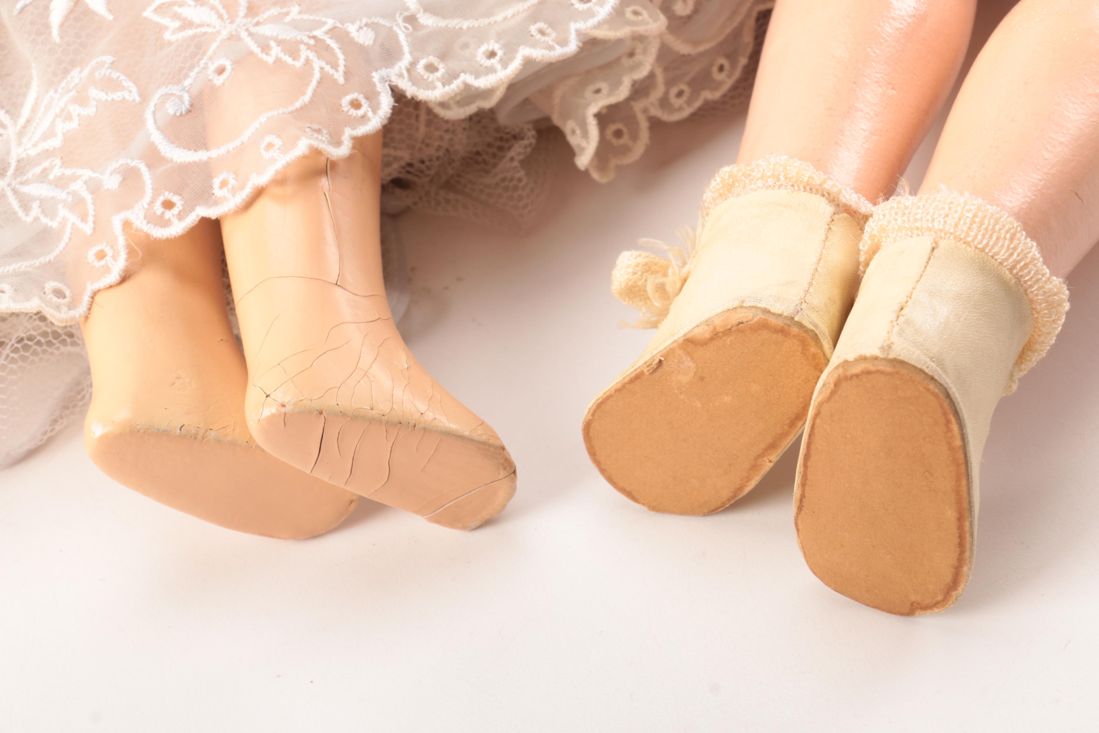 Vintage and Modern Doll Assortment