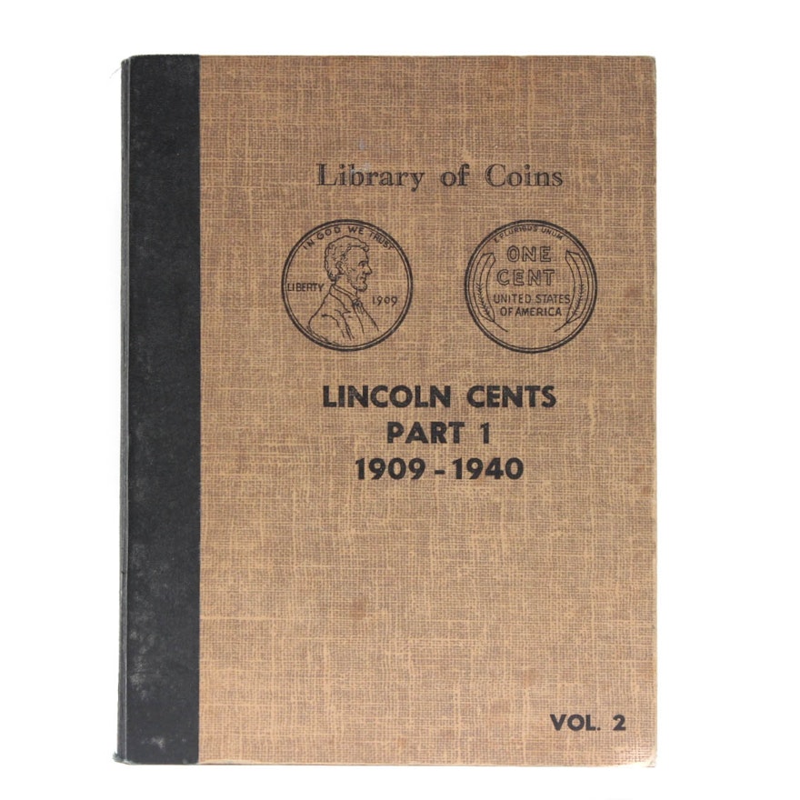 1909 - 1940 Lincoln Head Cent Coin Collection