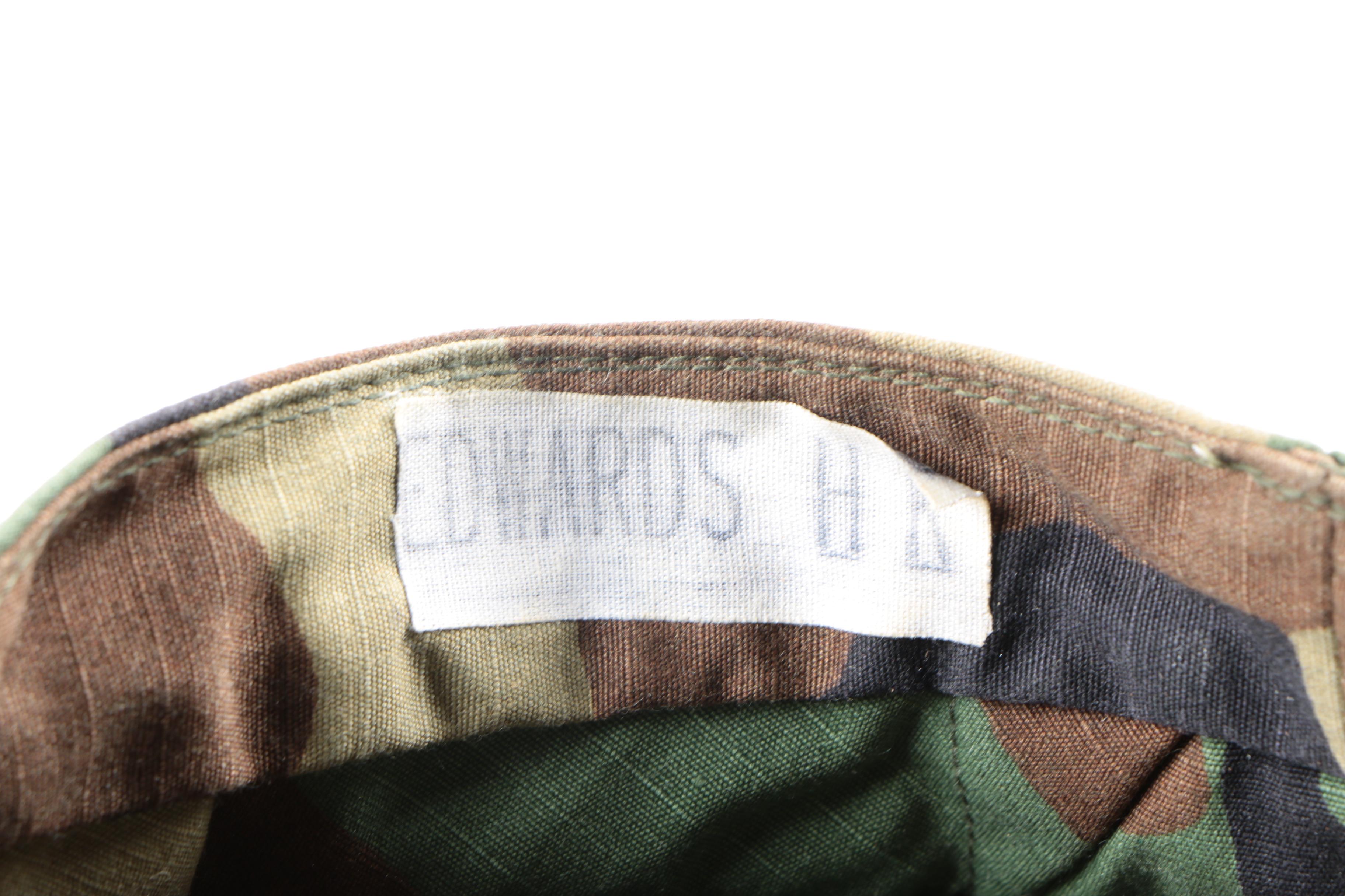 Camouflage Hat and NRA Duffel Bag