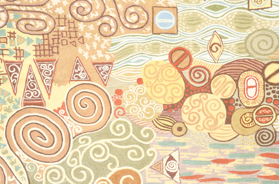 Tufted Kaleen Abstract Area Rug