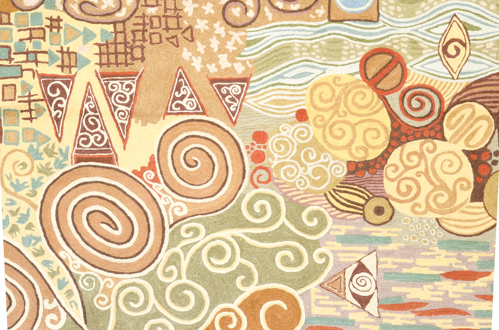 Tufted Kaleen Abstract Area Rug