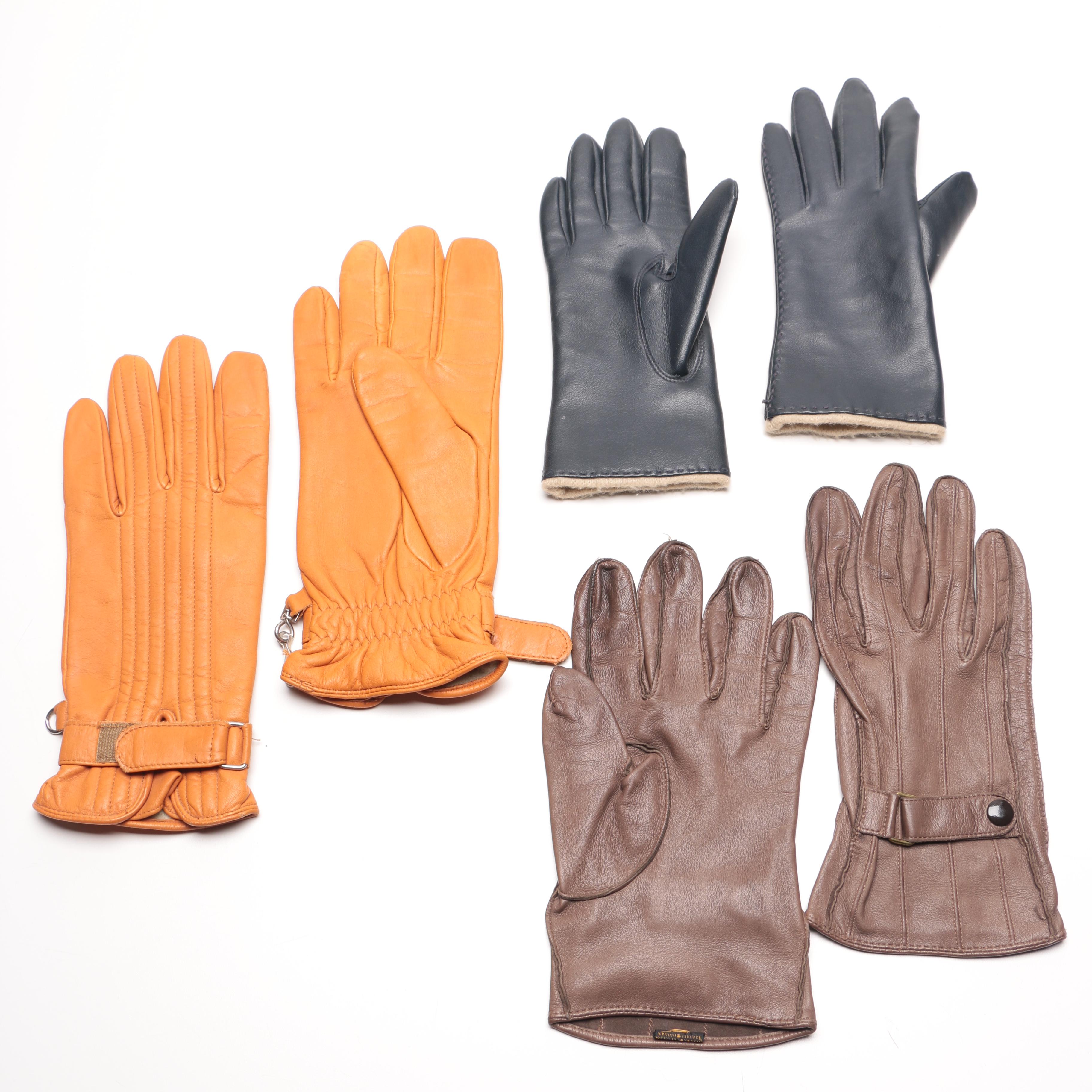 Leather Bags and Gloves Including Bally