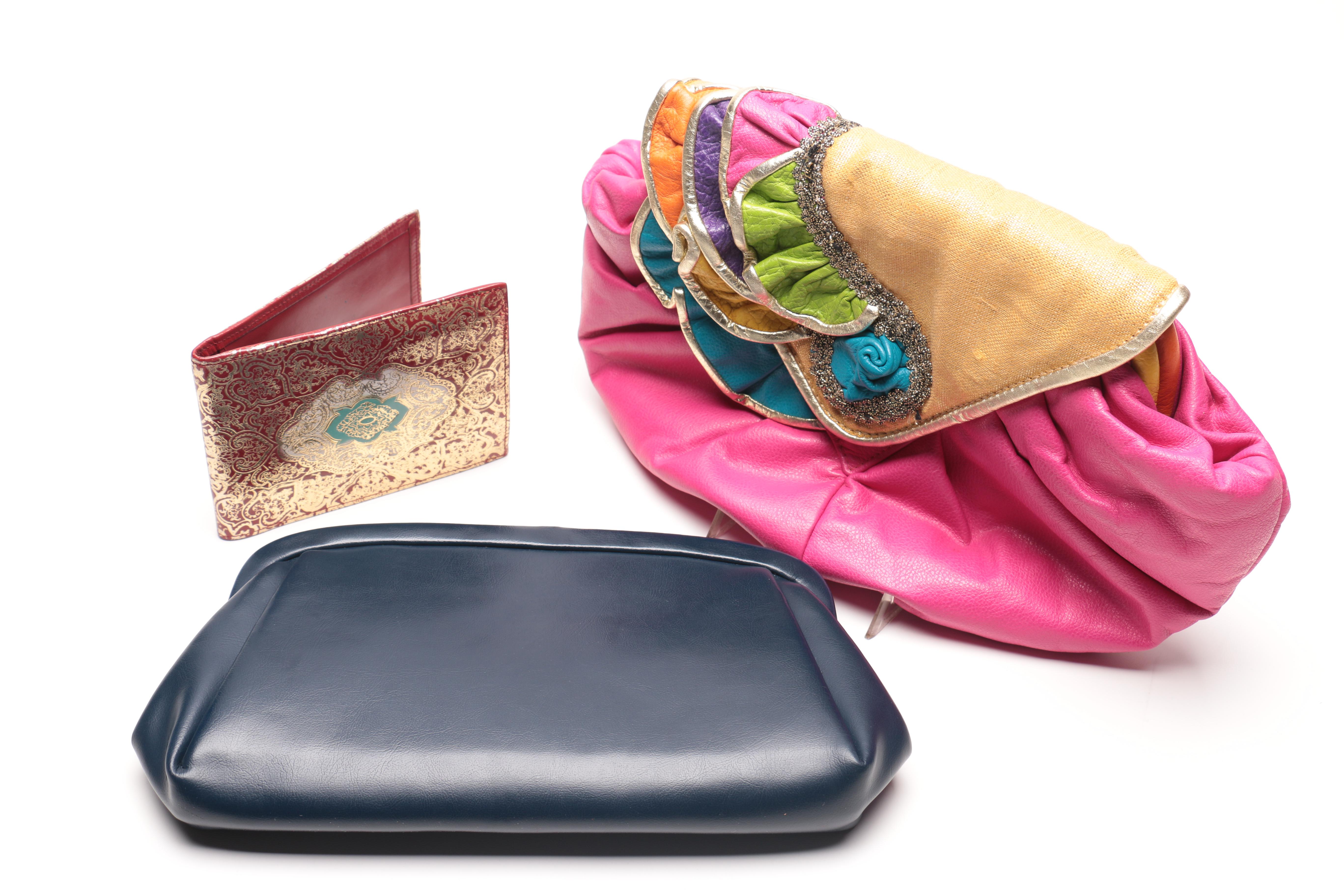 Leather Bags and Gloves Including Bally