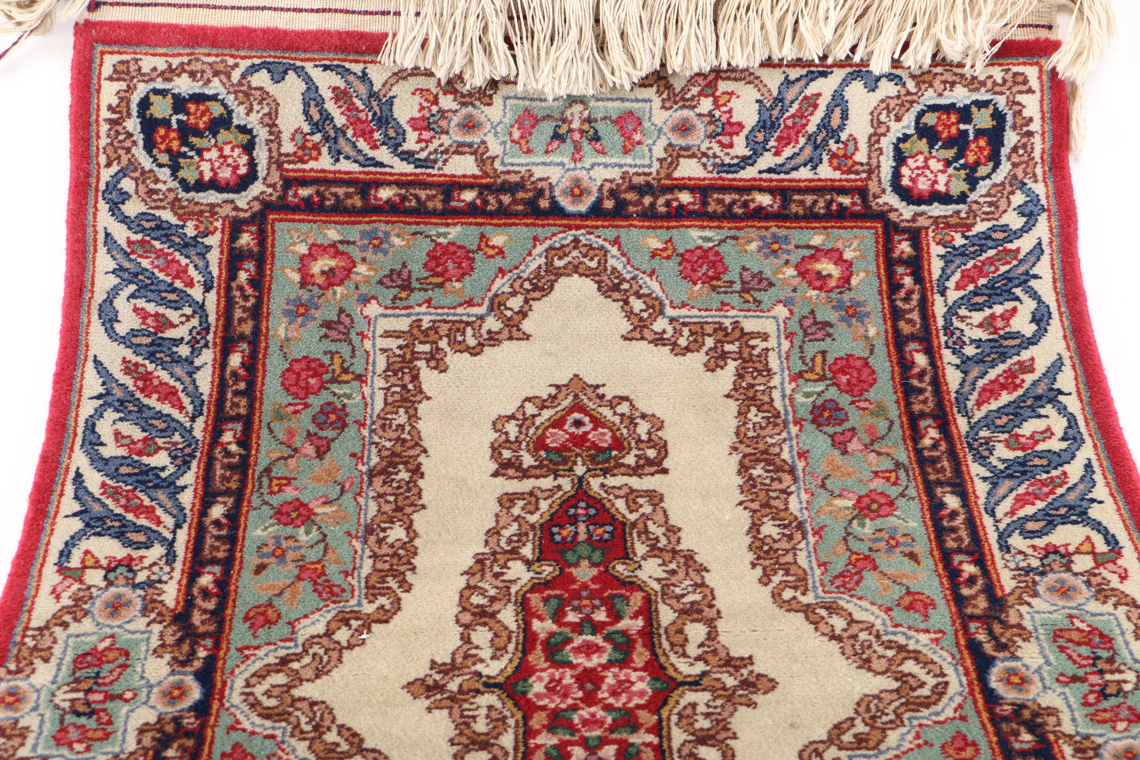 Hand-Knotted Sino-Persian Accent Rug